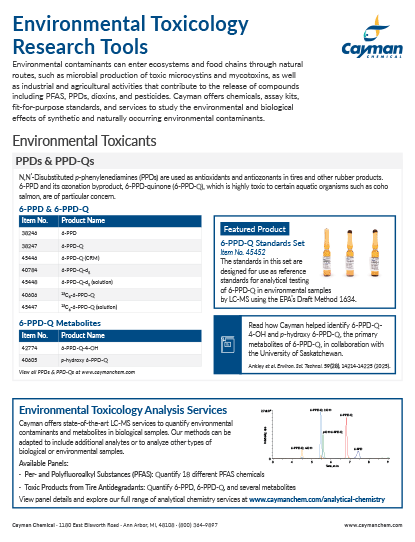 Environmental Toxicology Research Tools